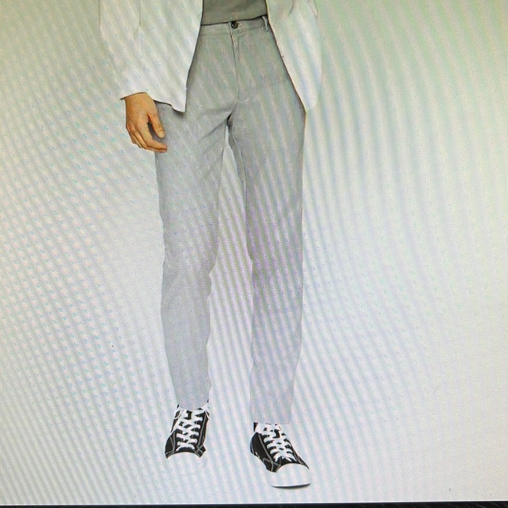 (NEW) Club Monaco Grey Linen Pants 30/30